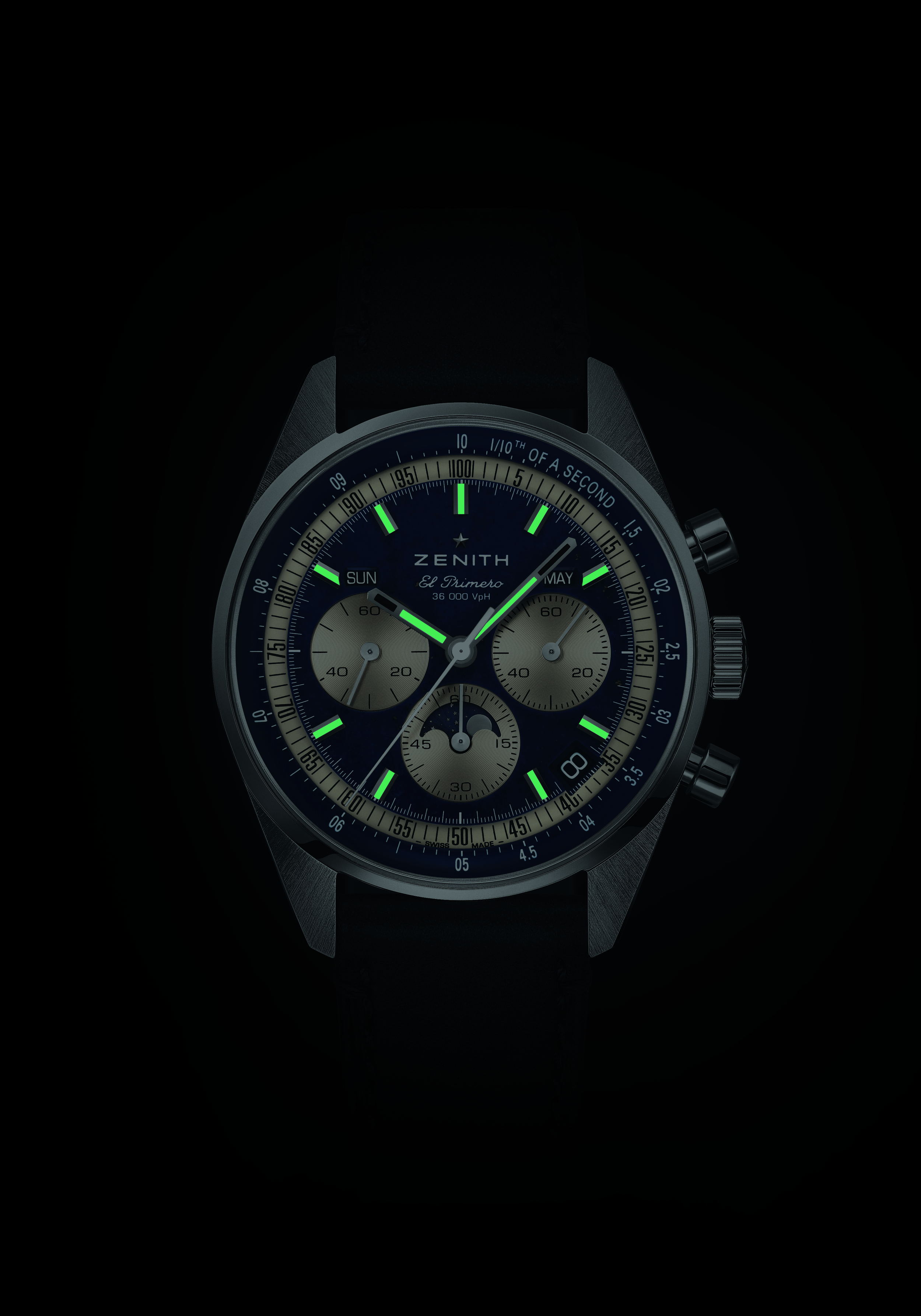 Zenith Chronomaster Triple Calendar Lapis Lazuli — Watch Brothers